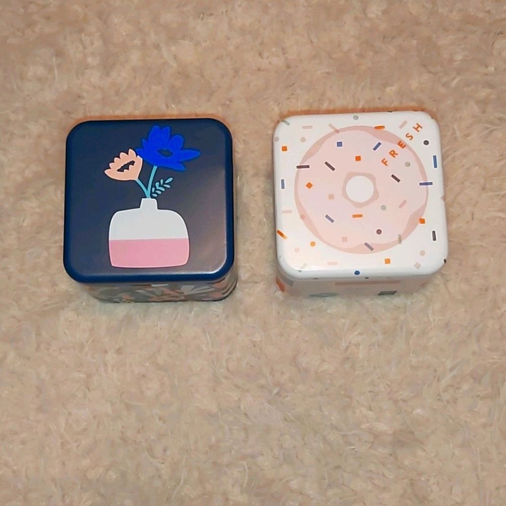 Fossil Collectable Watch Tins (set of 2)